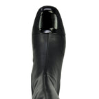 Allured-KT Leather Cap Toe Tall Boot