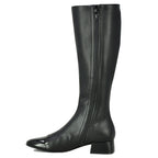 Allured-KT Leather Cap Toe Tall Boot