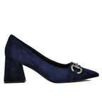 Happy-Hour Suede Tapered Toe Pump