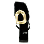 Linques-2 Patent Leather Buckle Thong