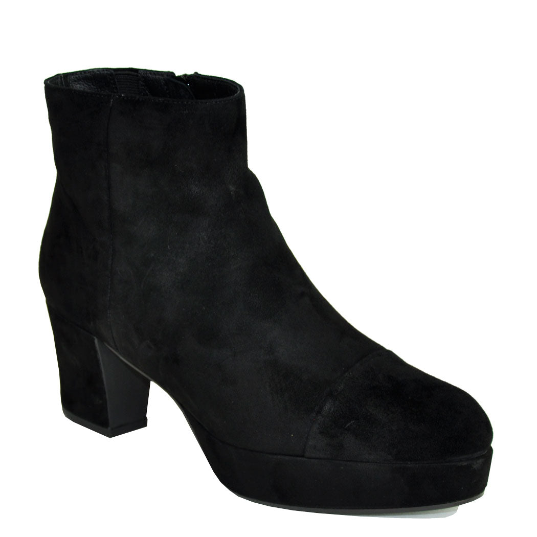 Livre Suede Heel Platform Bootie