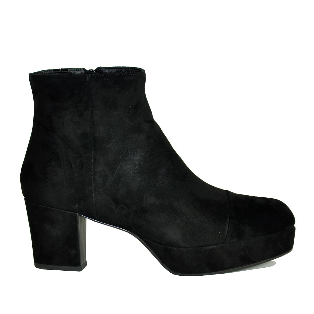 Livre Suede Heel Platform Bootie