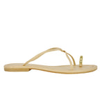 Pacifico Leather Toe Ring Flat Sandal