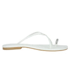 Pacifico Leather Toe Ring Flat Sandal