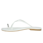 Pacifico Leather Toe Ring Flat Sandal