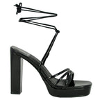 Presecco Platform Leg Wrap Sandal