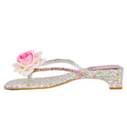 Primrose Multicolor Flower Heel Sandal