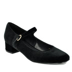 Top-Tier Velvet Maryjane Block Heel