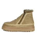 SutSu-4.0 Suede Stitch Fur Boot