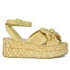 Gaby Braided Bow Platform Espadrille