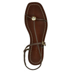 Lara Leather Flat Thong Sandal