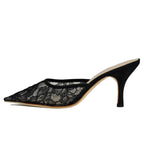 Layla Mesh Heel Mule