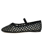 Leonie-CR Raffia Mesh Ballet