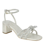 Mikel-SKR Rhinestone Bow Heel Sandal