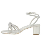 Mikel-SKR Rhinestone Bow Heel Sandal