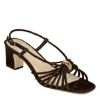 Minna Suede Block Heel Sandal