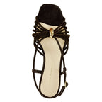 Minna Suede Block Heel Sandal
