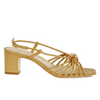 Minna Leather Block Heel Sandal