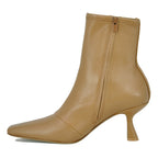 Thandy Leather Curved Heel Boot