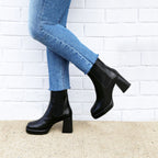 Mandy Leather Platform Boot