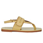 Adria Leather Thong Flat Sandal