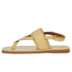 Adria Leather Thong Flat Sandal