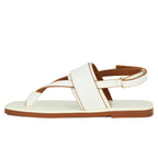 Adria Leather Thong Flat Sandal