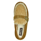 Bounce-Clog Curly Fur Wedge Clog