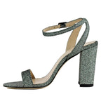 Brynn Glitter Heel Sandal