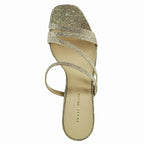 Ostin Metallic Glitter Heel Slide