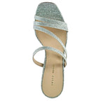 Ostin Metallic Glitter Heel Slide