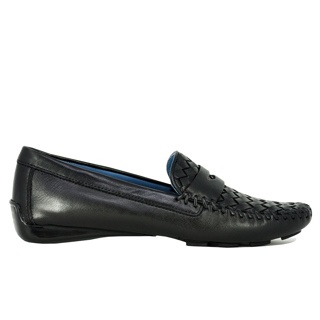 Petra Woven Leather Driving Moc – Footnotes