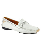 Twisted Galaxy Leather Studded Driving Moc