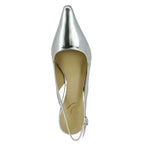 Bianka Metallic Slingback Heel