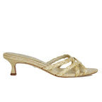 Camille-2 Raffia Bleached Heel Slide