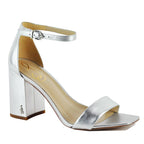 Daniella Leather Block Heel Sandal