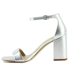 Daniella Leather Block Heel Sandal