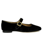 Michaela Velvet Flat