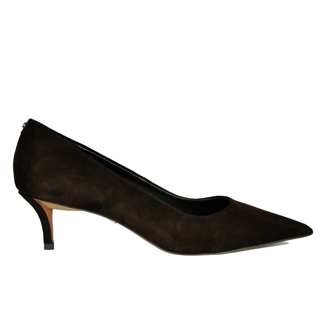 Summer Suede Heel Pump