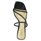 Chessie-Mid Leather Strappy Slide