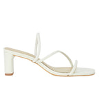 Chessie-Mid Leather Strappy Slide