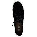 Brodies Suede Tie Closed Flat