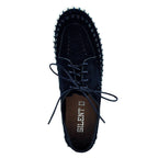 Brodies Suede Tie Closed Flat