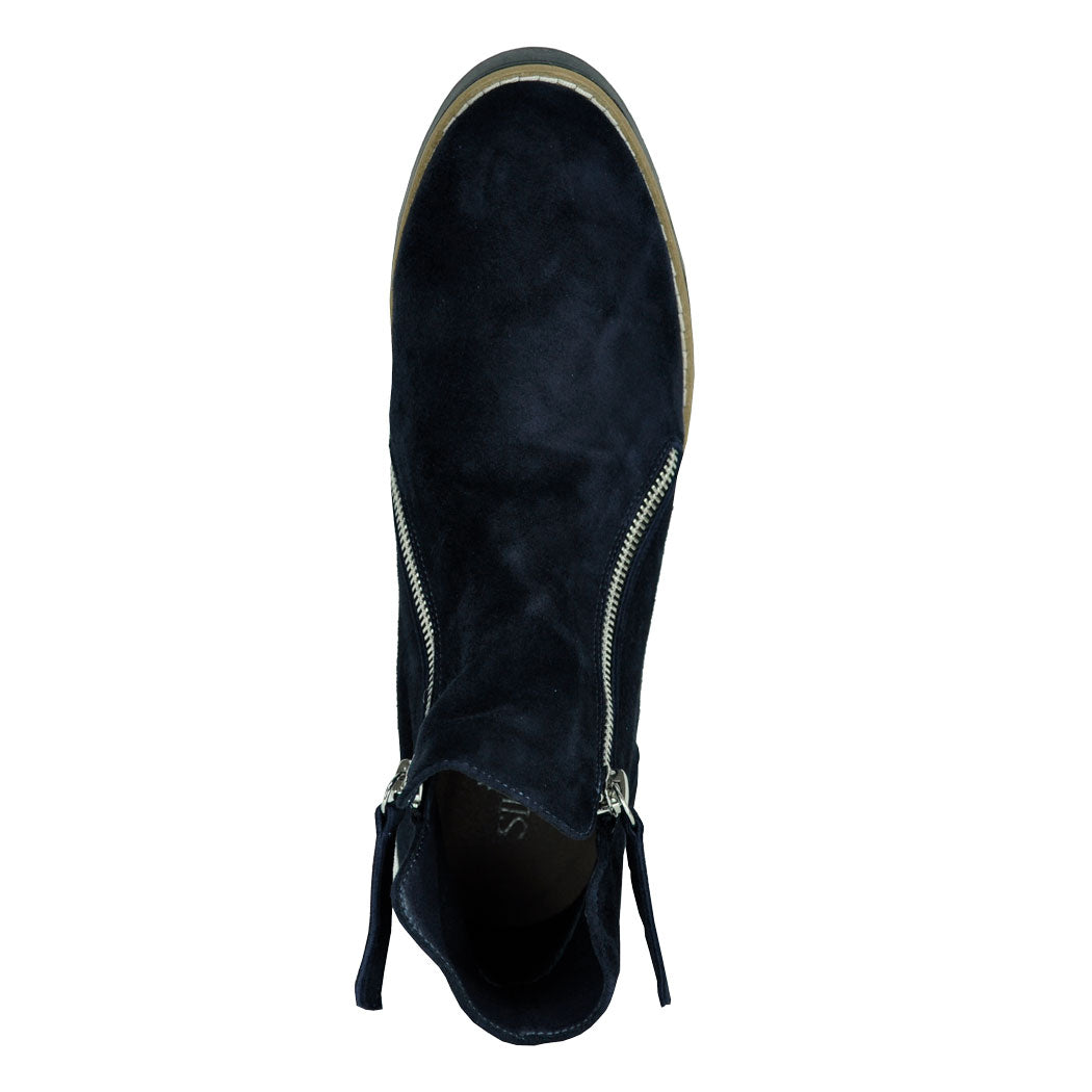 Nene Suede Wedge Zip Boot