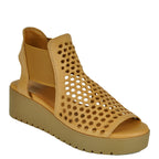 Odeya Perforated Wedge Sandal
