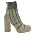 Yasmin Suede Platform Heel Boot