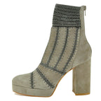 Yasmin Suede Platform Heel Boot