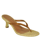 Freja Suede Thong Heel