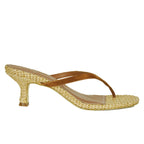 Freja Suede Thong Heel