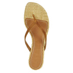 Freja Suede Thong Heel
